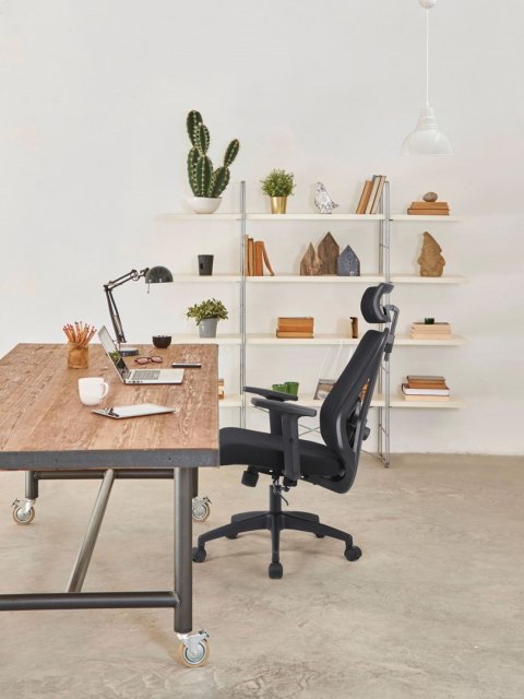 Activejet Fotel biurowy ergonomiczny T5 czarny Activejet Fotel biurowy ergonomiczny T5 czarny