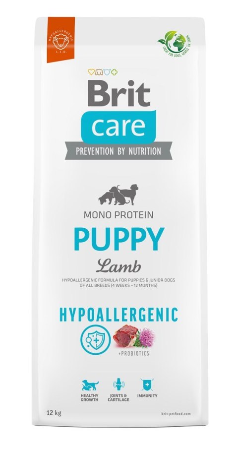 BRIT Care Hypoallergenic Puppy Lamb - sucha karma dla szczeniąt - 12 kg BRIT Care Hypoallergenic Puppy Lamb - sucha karma dla szczeniąt - 12 kg
