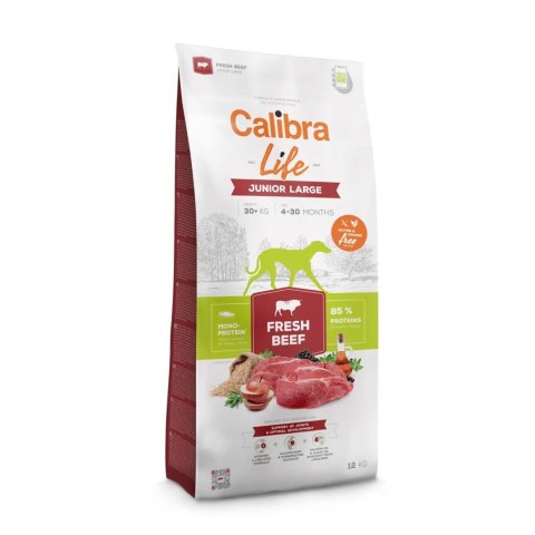 CALIBRA DOG life junior large fresh beef 12kg CALIBRA DOG life junior large fresh beef 12kg