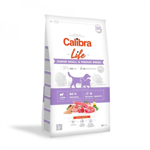 CALIBRA DOG life junior small&medium breed lamb 12kg CALIBRA DOG life junior small&medium breed lamb 12kg