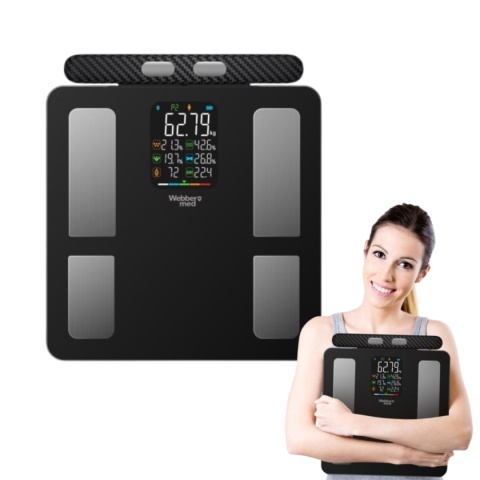 Waga łazienkowa Webber SCALA IF2825A analiza 15 parametrów Bluetooth
