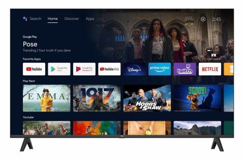 Telewizor TCL 40FHD7900 LED 40'' Full HD Android TV Dolby Digital Plus DVB-T2 Czarny Telewizor TCL 40FHD7900 LED 40'' Full HD Android TV Dolby Digital Plus DVB-T2 Czarny