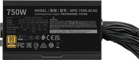 COOLER MASTER ZASILACZ MWE Gold 750 -V3 ATX 3.1