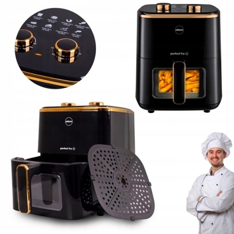 Frytkownica beztłuszczowa FR40 Fritta 5L 1500W timer regulacja Frytkownica beztłuszczowa FR40 Fritta 5L 1500W timer regulacja