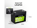GREEN CELL AKUMULATOR LIFEPO4 CUBE 50AH 12V/12.8V 640WH LFPGC12V50AH GREEN CELL AKUMULATOR LIFEPO4 CUBE 50AH 12V/12.8V 640WH LFPGC12V50AH