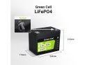 GREEN CELL AKUMULATOR LIFEPO4 CUBE 80AH 12V/12.8V 1024WH LFPGC12V80AH GREEN CELL AKUMULATOR LIFEPO4 CUBE 80AH 12V/12.8V 1024WH LFPGC12V80AH