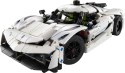 LEGO 42184 Technic - Biały hipersamochód Koenigsegg Jesko Absolut