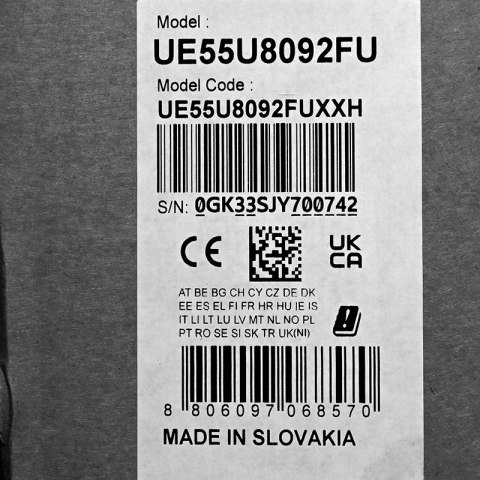 Telewizor Samsung UE55U8092F LED 55'' 4K Ultra HD Tizen Q-Symphony DVB-T2 Czarny Telewizor Samsung UE55U8092F LED 55'' 4K Ultra HD Tizen Q-Symphony DVB-T2 Czarny