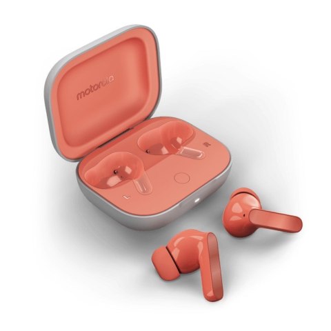 Słuchawki Motorola Moto buds Peach Pink