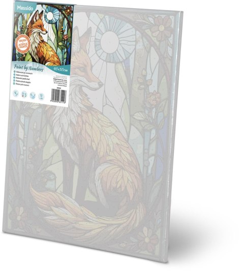 Obraz do malowania po numerach 40x50 cm Massido Lisek