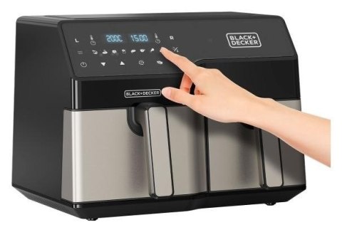 Frytkownica beztłuszczowa Black+Decker Dual Basket BXAF9000E