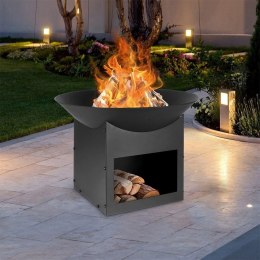 Palenisko do Ogrodu Kociołka Grilla Ogrodowe Metalowe AMBIANCE 56 x 41 cm