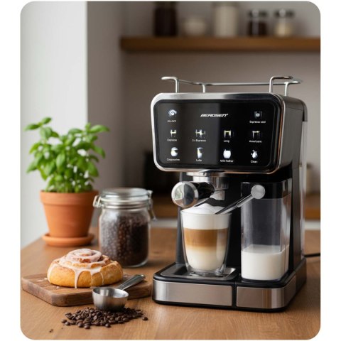 BD-773 Ekspres kolbowy Berdsen 20 bar z pojemnikiem na mleko 1,5L