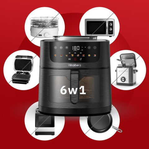 Frytkownica beztłuszczowa Webber AF800 UNO 8L Wi-Fi para Air Fryer Frytkownica beztłuszczowa Webber AF800 UNO 8L Wi-Fi para Air Fryer