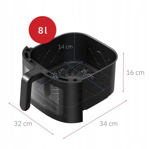 Frytkownica beztłuszczowa Webber AF800 UNO 8L Wi-Fi para Air Fryer Frytkownica beztłuszczowa Webber AF800 UNO 8L Wi-Fi para Air Fryer