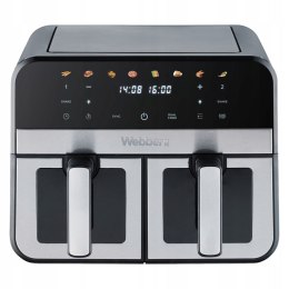 AF900 Frytkownica beztłuszczowa Webber 9L podwójna komora 2400W LCD