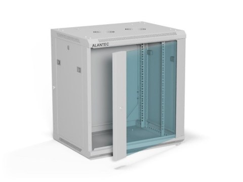 ALANTEC Szafa wisząca 19" 12U 600x450, drzwi szklane, kolor szary, do samodzielnego montażu - Flat Pack (SW-12U-600-450-01-SF) ALANTEC Szafa wisząca 19" 12U 600x450, drzwi szklane, kolor szary, do samodzielnego montażu - Flat Pack (SW-12U-600-450-01-SF)