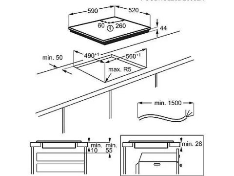 Płyta indukcyjna ELECTROLUX EIV63443CT SaphirMatt