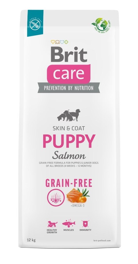 BRIT Care Grain-Free Puppy Salmon - sucha karma dla szczeniąt - 12 kg BRIT Care Grain-Free Puppy Salmon - sucha karma dla szczeniąt - 12 kg