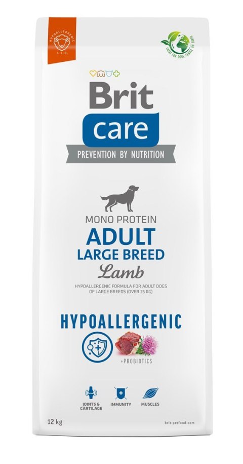 BRIT Care Hypoallergenic Adult Large Breed Lamb - sucha karma dla psa - 12 kg BRIT Care Hypoallergenic Adult Large Breed Lamb - sucha karma dla psa - 12 kg