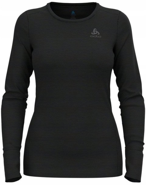 Koszulka damska Odlo BL TOP crew neck l/s MERINO 200 roz. M Czarna Koszulka damska Odlo BL TOP crew neck l/s MERINO 200 roz. M Czarna
