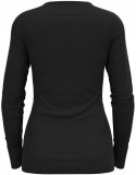 Koszulka damska Odlo BL TOP crew neck l/s MERINO 200 roz. M Czarna