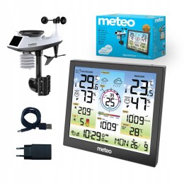 Stacja pogodowa METEO SP601 WiFi Tuya z czujnikiem 6w1 i zasilaczem