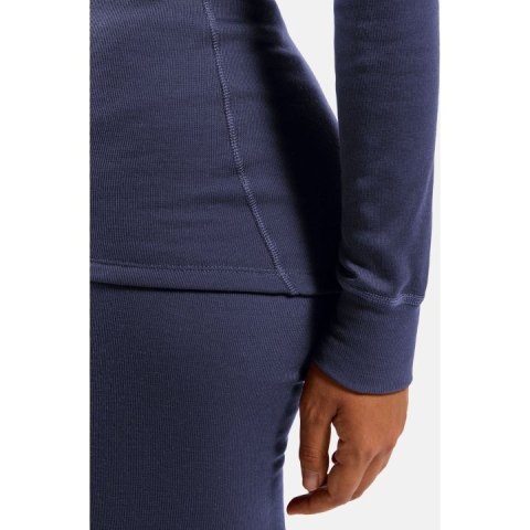 Bielizna termoaktywna z długim rękawem Odlo BL TOP turtle neck l/s ACTIVE WARM roz. S Niebieska Bielizna termoaktywna z długim rękawem Odlo BL TOP turtle neck l/s ACTIVE WARM roz. S Niebieska
