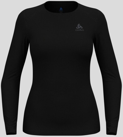 Koszulka damska Odlo BL TOP crew neck l/s ACTIVE WARM ECO roz. S Czarna Koszulka damska Odlo BL TOP crew neck l/s ACTIVE WARM ECO roz. S Czarna