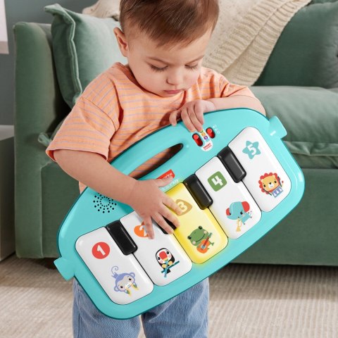 Mattel Fisher Price Mata edukacyjna z pianinkiem HWY57