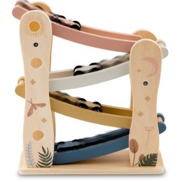 Drewniana zjeżdżalnia NK855 Nukido z samochodzikami zabawka Montessori