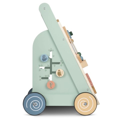 Drewniany chodzik pchacz NK857 Nukido sensoryczny sorter Montessori