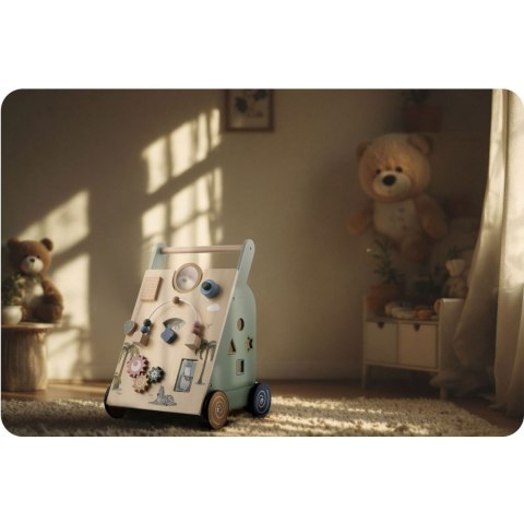 Drewniany chodzik pchacz NK857 Nukido sensoryczny sorter Montessori