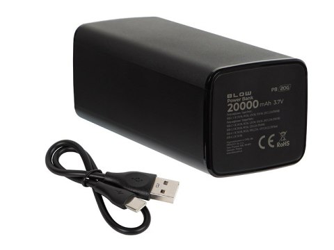 BLOW POWER BANK 20000MAH PD 65W CZARNY PB20G
