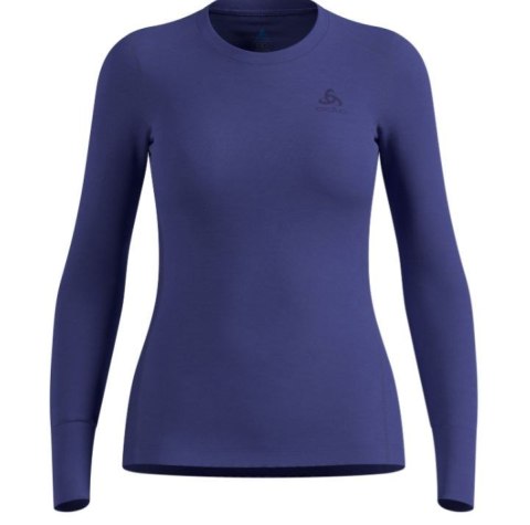Bielizna termoaktywna z długim rękawem Odlo BL TOP crew neck l/s MERINO 200 roz. S Niebieska