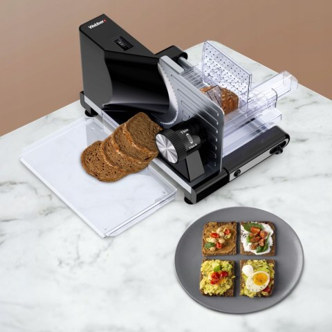 SCHARF MS02 Krajalnica elektryczna Webber 160W INOX 18cm BPA Free