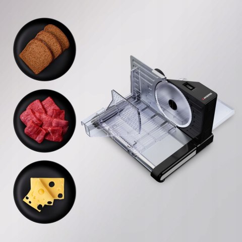 SCHARF MS02 Krajalnica elektryczna Webber 160W INOX 18cm BPA Free