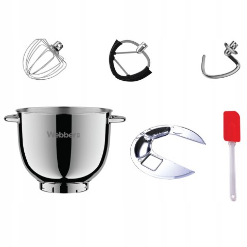 AURA SM15 Robot planetarny 2000W 5,2L Webber czarny/stalowy