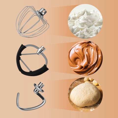 AURA SM15 Robot planetarny 2000W 5,2L Webber czarny/stalowy