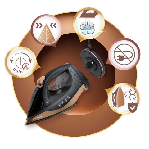 Żelazko bezprzewodowe parowe 2600W Berdsen BD-333 ceramiczna powłoka