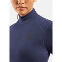 Bielizna termoaktywna z długim rękawem Odlo BL TOP turtle neck l/s ACTIVE WARM roz. M Niebieska