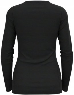 Koszulka damska Odlo BL TOP crew neck l/s MERINO 200 roz. S Czarna