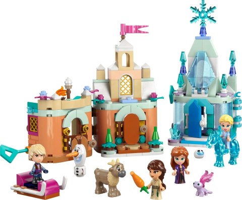LEGO Disney 43278 Miniaturowy zamek w Arendelle i lodowy pałac Elzy