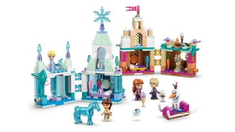 LEGO Disney 43278 Miniaturowy zamek w Arendelle i lodowy pałac Elzy