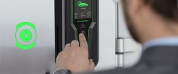 Qoltec Mobilna ładowarka do samochodu elektrycznego EV z regulacją 2w1 Typ2 3.5kW 230V LCD SCHUKO Przenośna Wallbox 5m