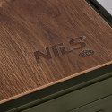 NCB4002 SKŁADANA SKRZYNIA KEMPINGOWA Z FUNKCJĄ STOŁU 2W1 ZIELONA NILS CAMP