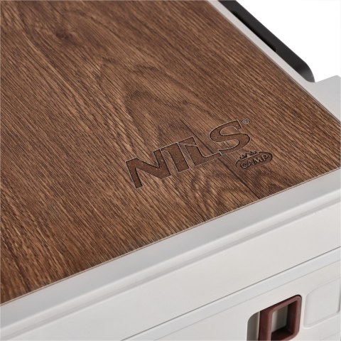 NCB4002 SKŁADANA SKRZYNIA KEMPINGOWA Z FUNKCJĄ STOŁU 2W1 ZIELONA NILS CAMP