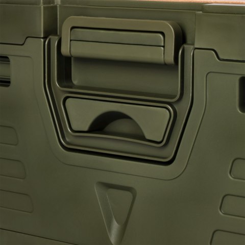 NCB4002 SKŁADANA SKRZYNIA KEMPINGOWA Z FUNKCJĄ STOŁU 2W1 ZIELONA NILS CAMP