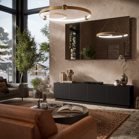 Szafka RTV LIVERTI 200x42x48 czarny