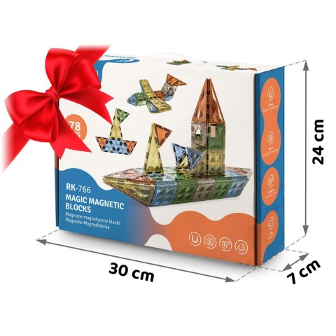 Klocki magnetyczne RK-766 Ricokids